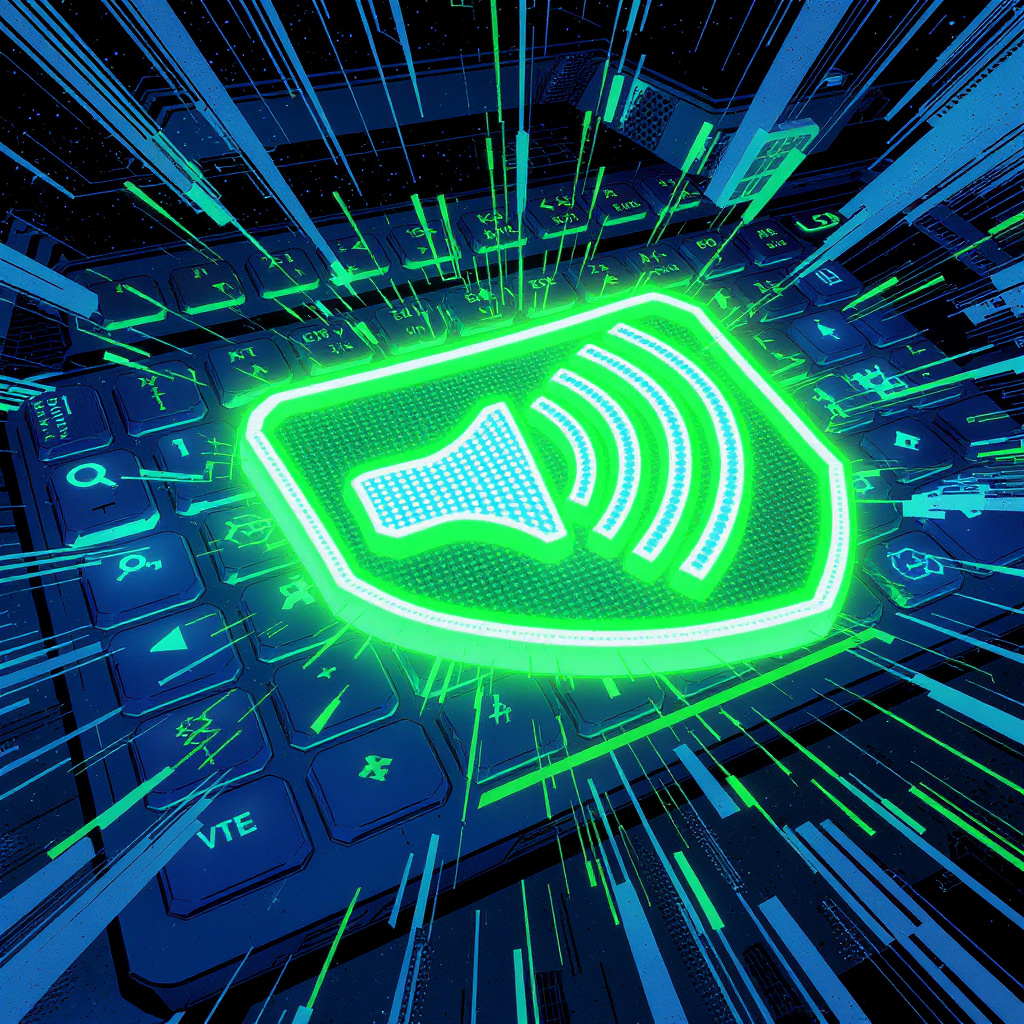 Person using screen reader on accessible website