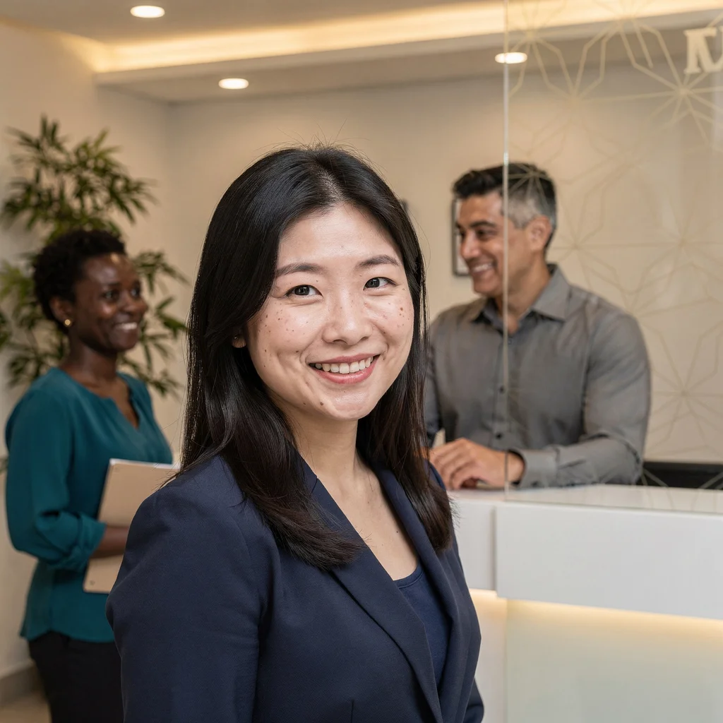 Abstract representation of data access and protection, symbolizing the balance between patient trust and secure healthcare website practices