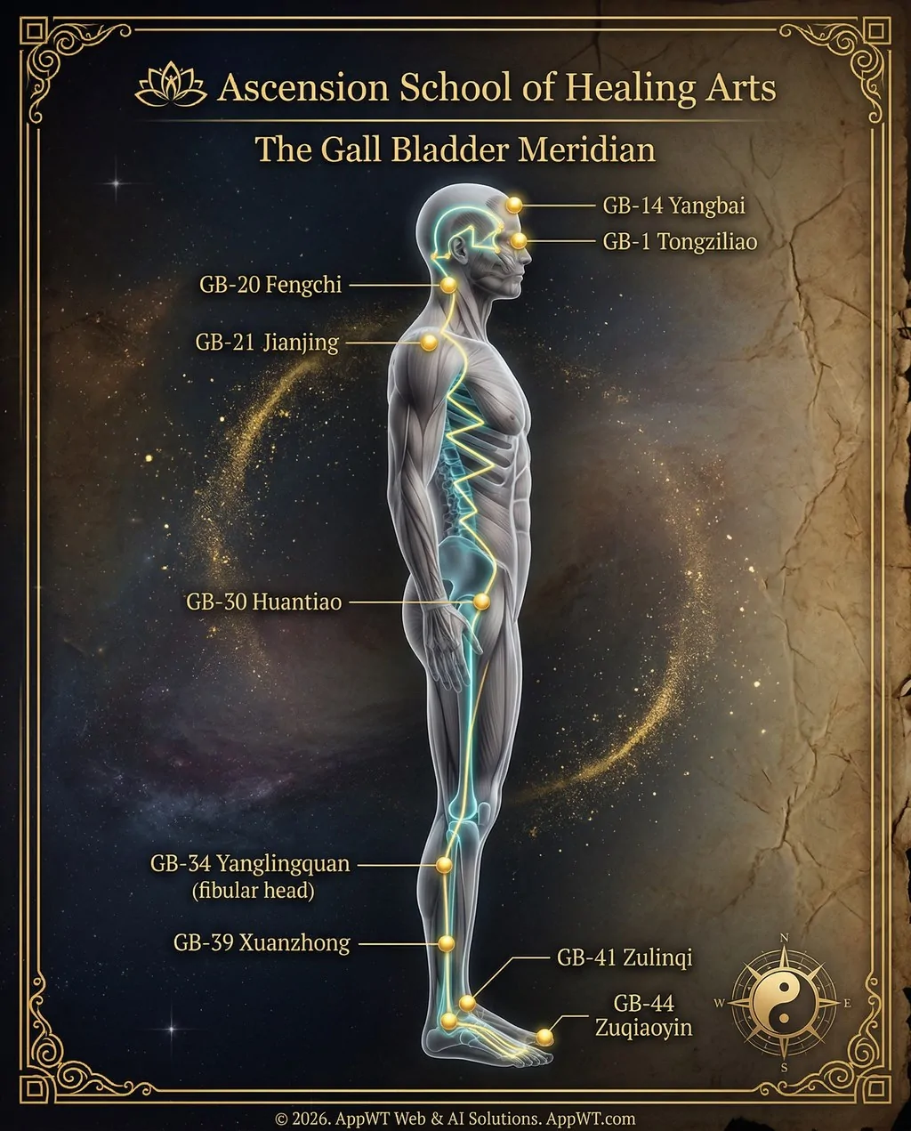 The Gall Bladder Meridian 6