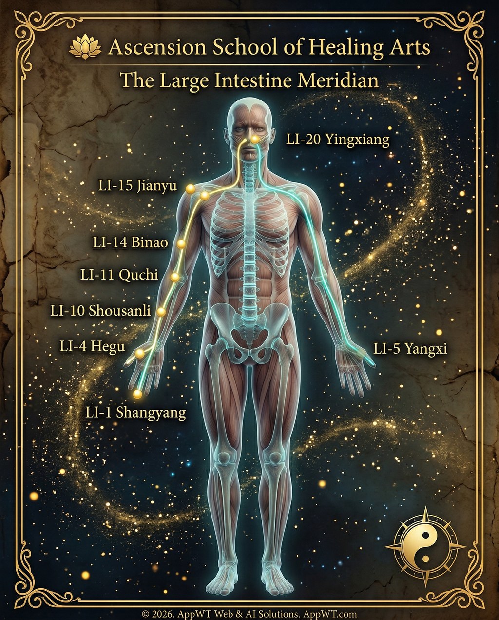 The Large Intestine Meridian 1a