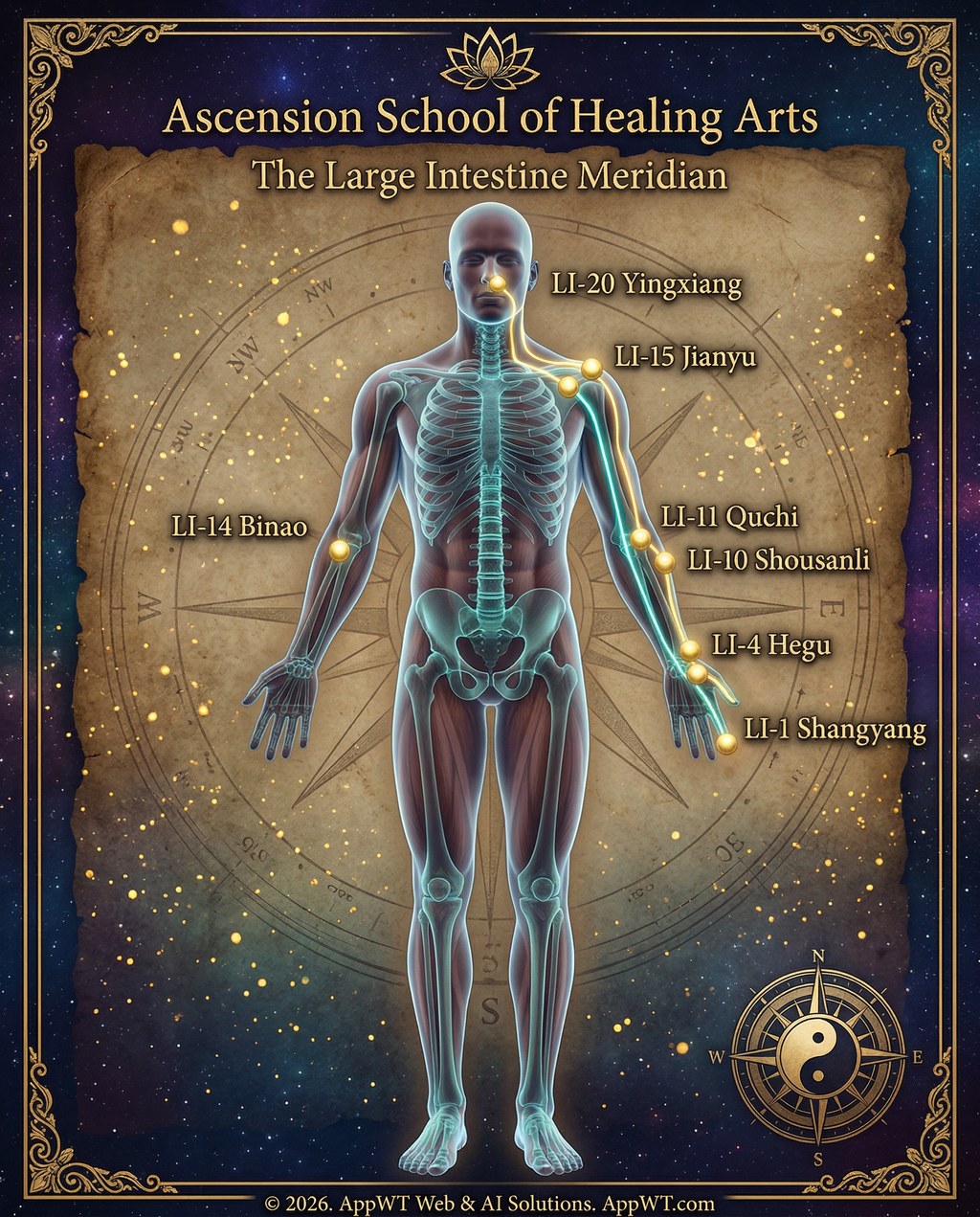 The Large Intestine Meridian 3a
