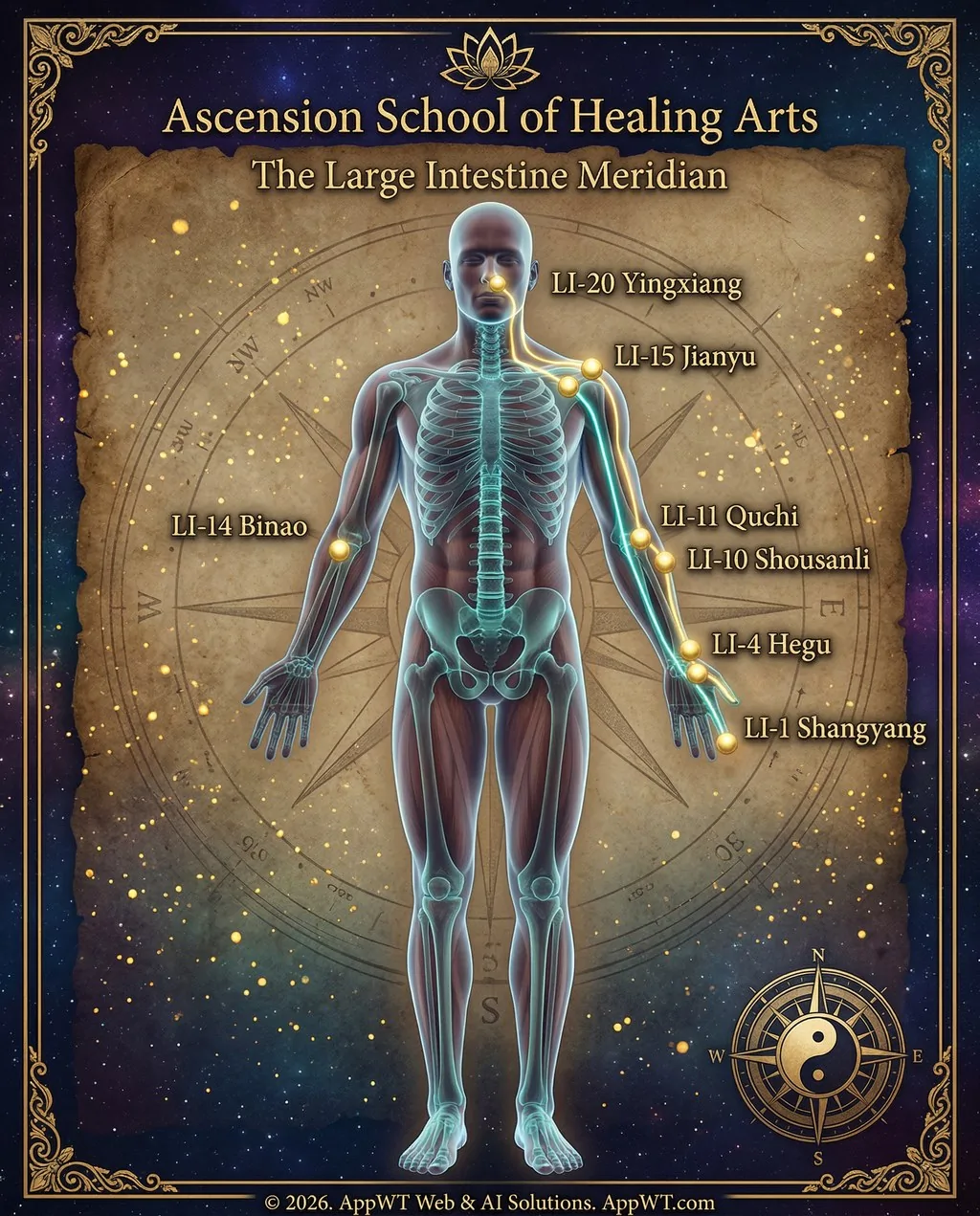 The Large Intestine Meridian 3a