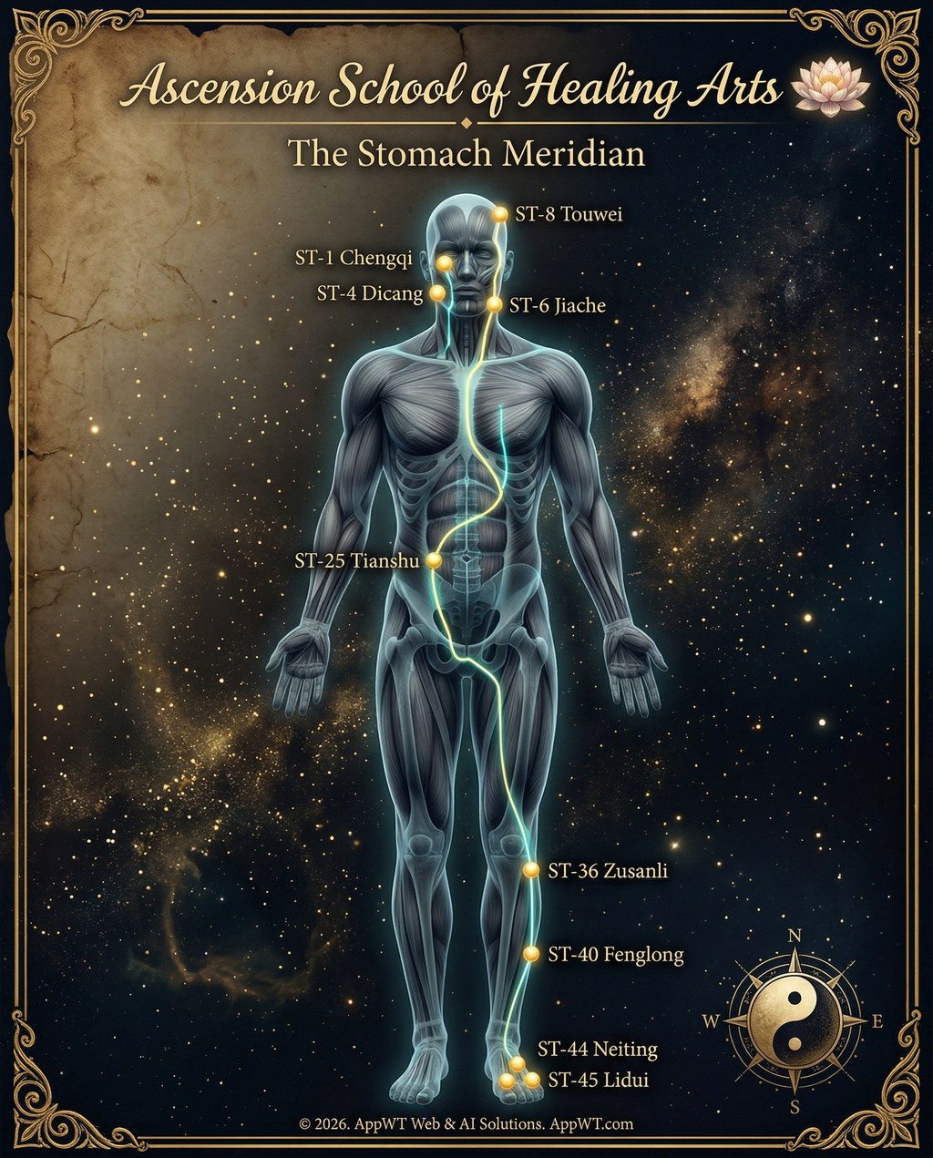 The Stomach Meridian 8