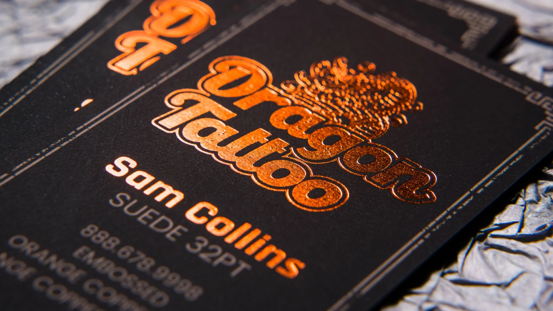 Foil Business Cards