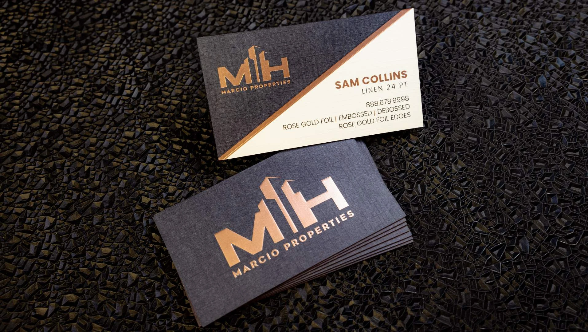 Linen Business Cards