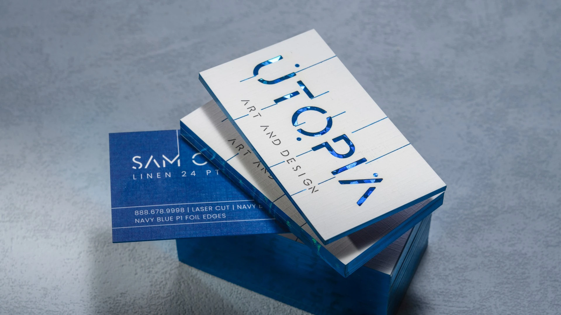 Linen Business Cards