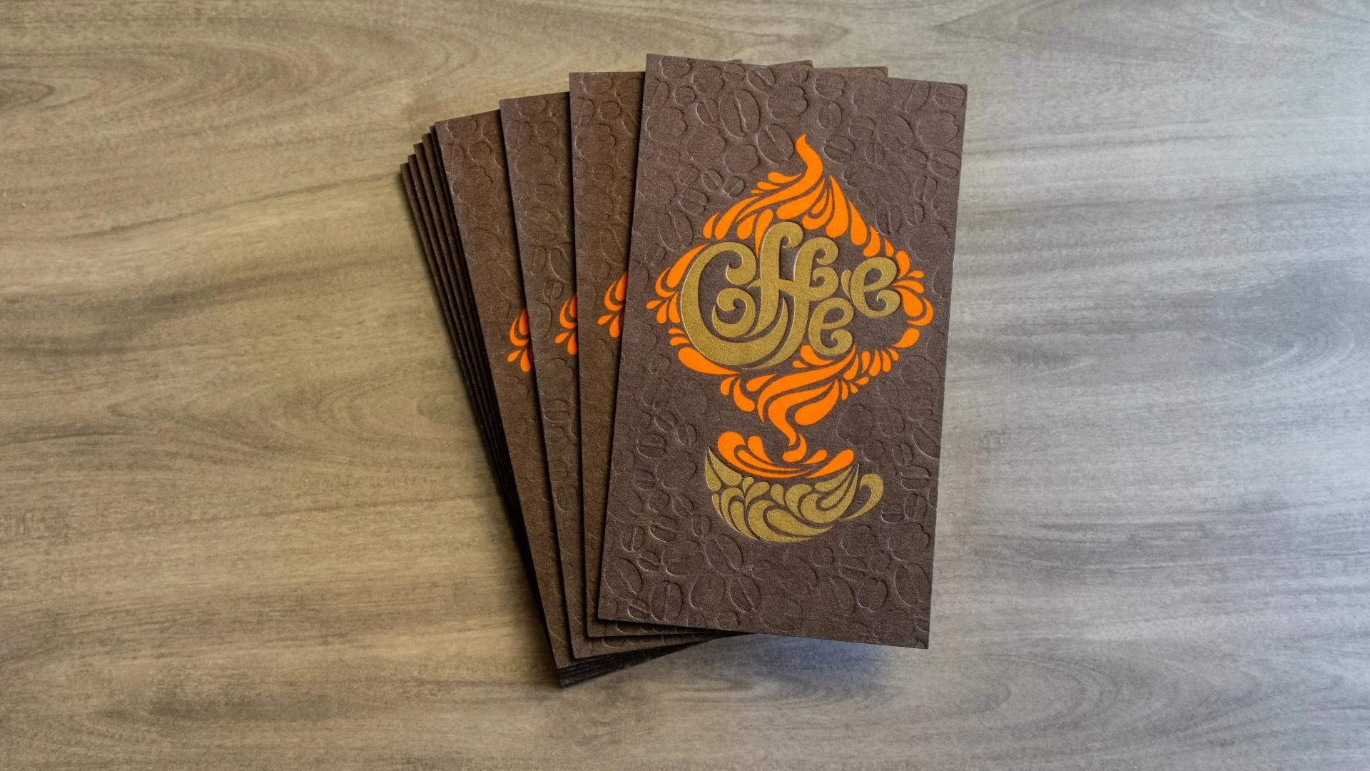 Metallic Ink Business Cards