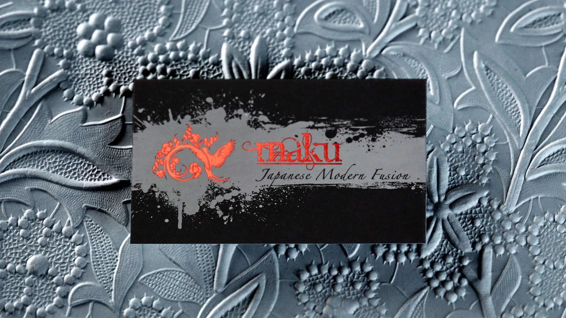 Metallic Ink Business Cards