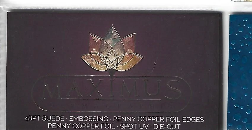 Suede Laminated Business Cards