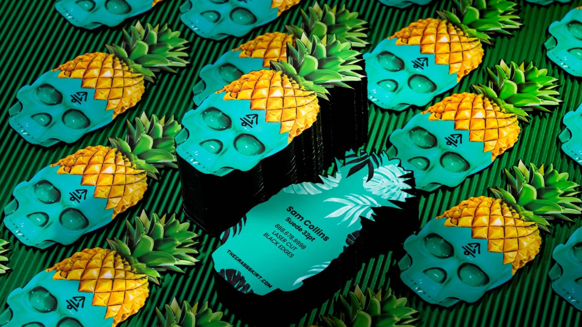 Suede Laminated Business Cards