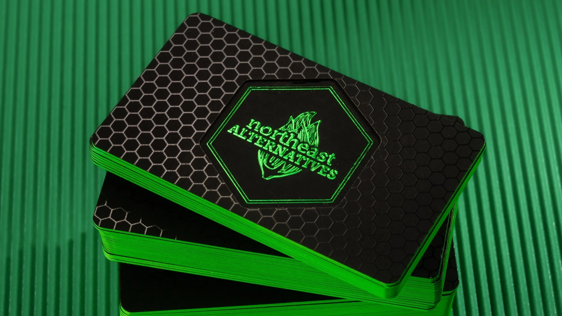 Suede Laminated Business Cards