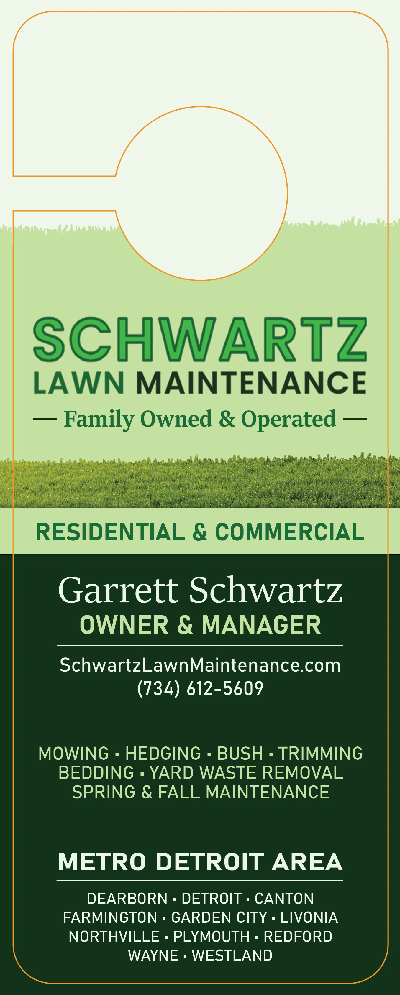 Business Startup Door Hanger