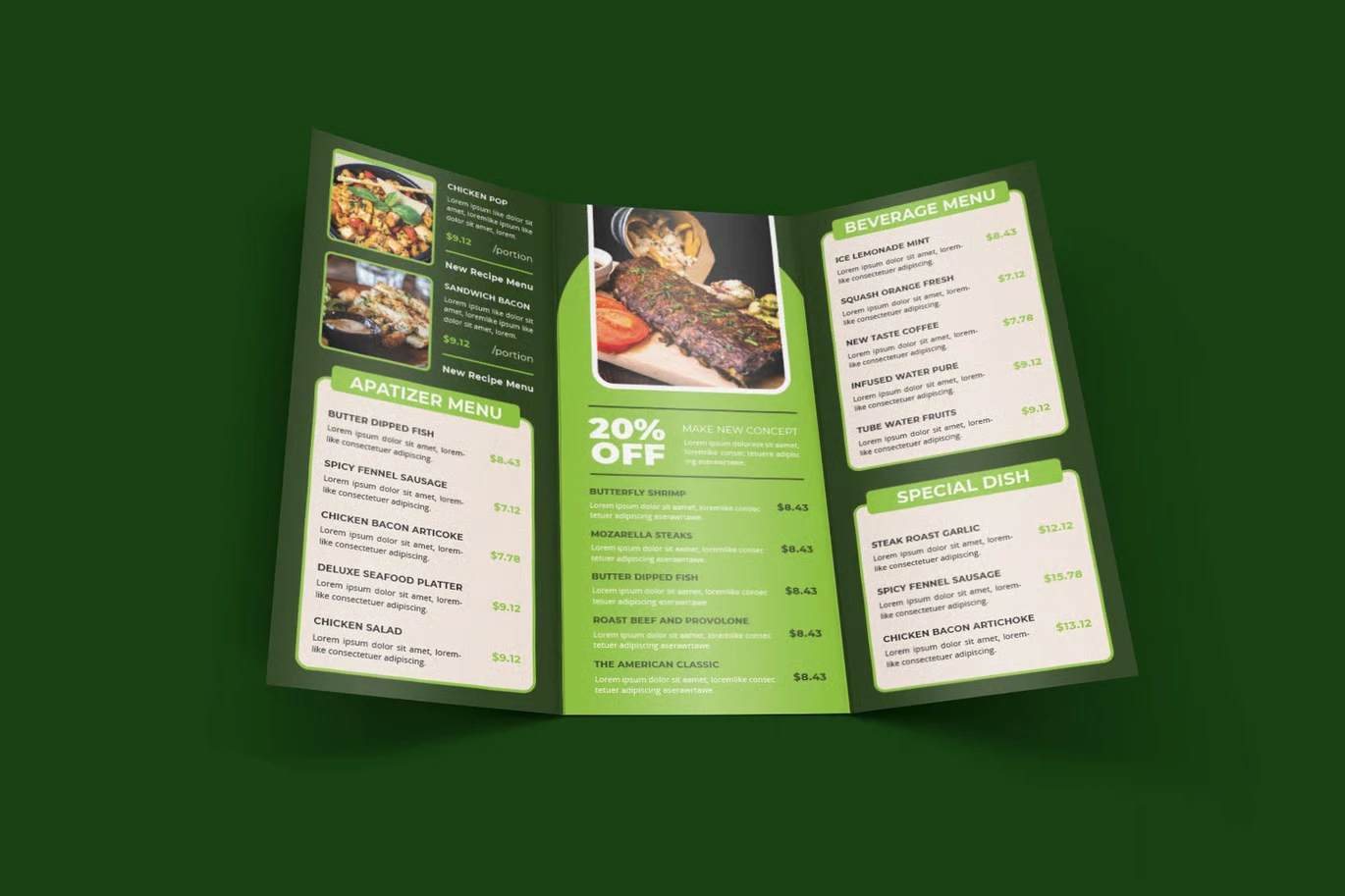 Menus Portfolio | AppWT Web & AI Solutions