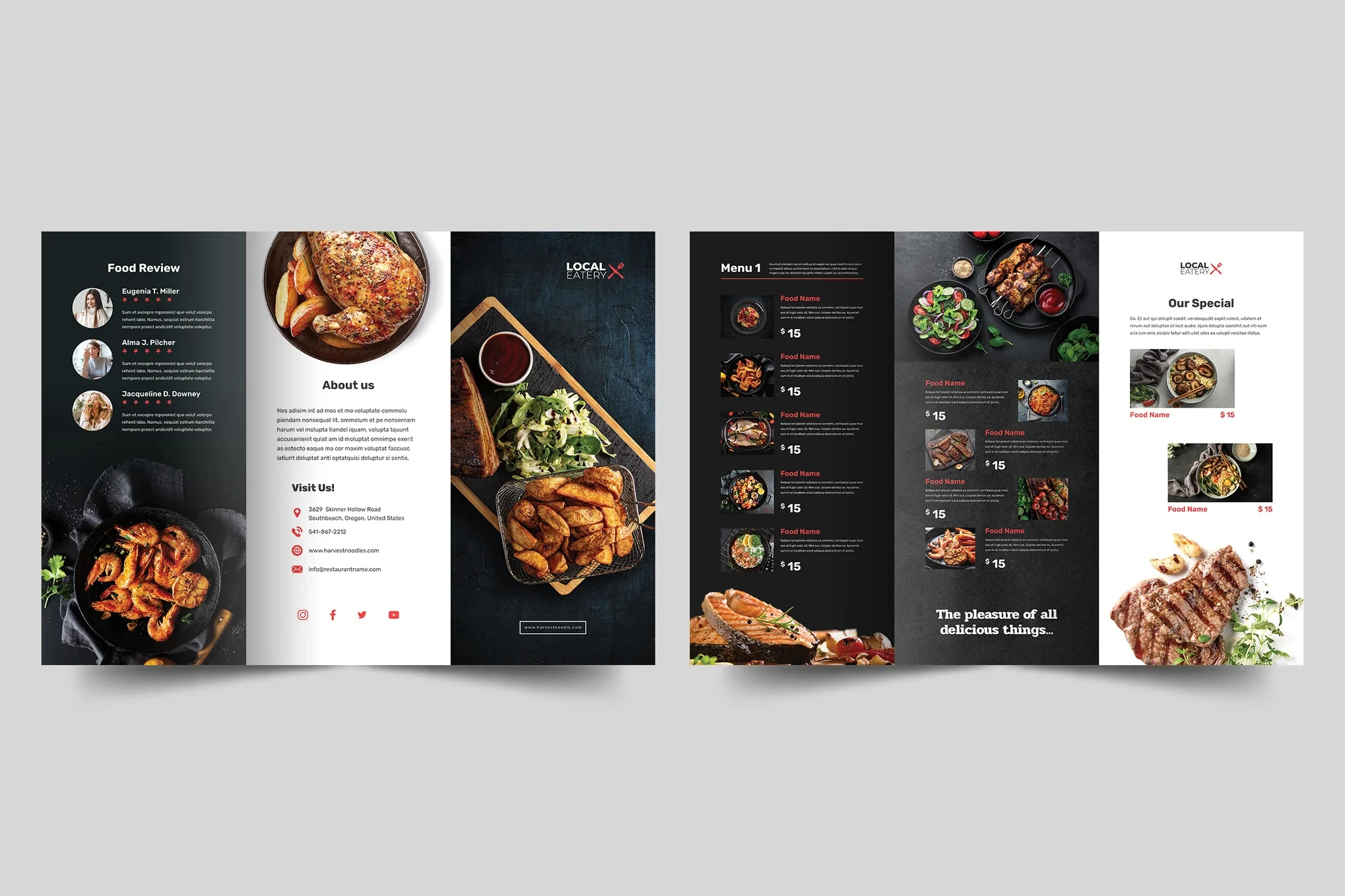 Menus Portfolio | AppWT Web & AI Solutions
