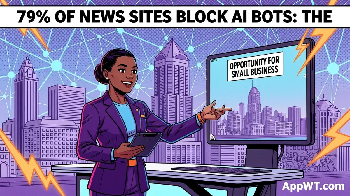 79% of News Sites Block AI Bots: The Opportunity for Small Business