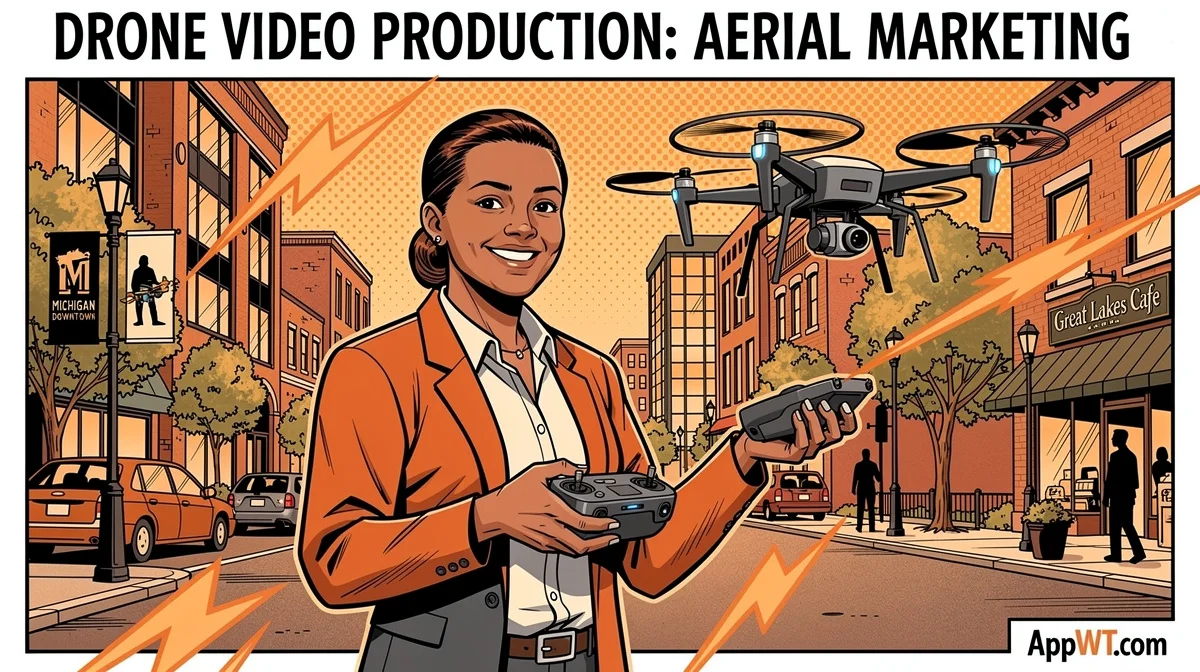 Drone Video Production: Aerial Marketing for Michigan Businesses