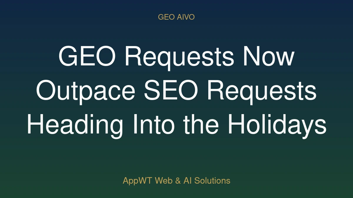 A Step-by-Step Holiday GEO Plan for Small Businesses Starting Late