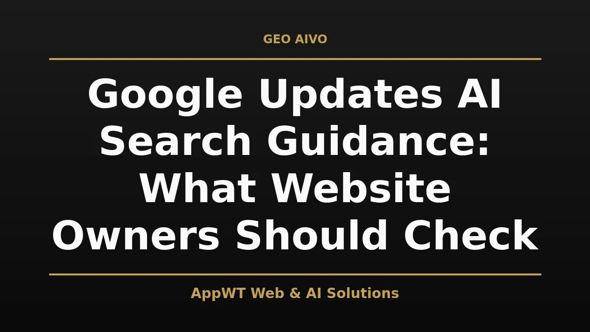 Google Updates AI Search Guidance: What Website Owners Should Check